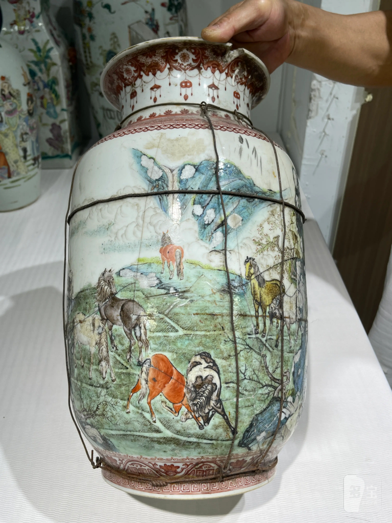 清代 粉彩人物纹瓷器一组十四件 - 图53